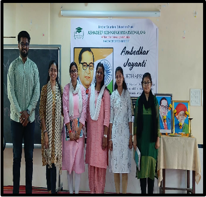 REPORT ON DR. BABASAHEB AMBEDKAR JAYANTI CELEBRATION
